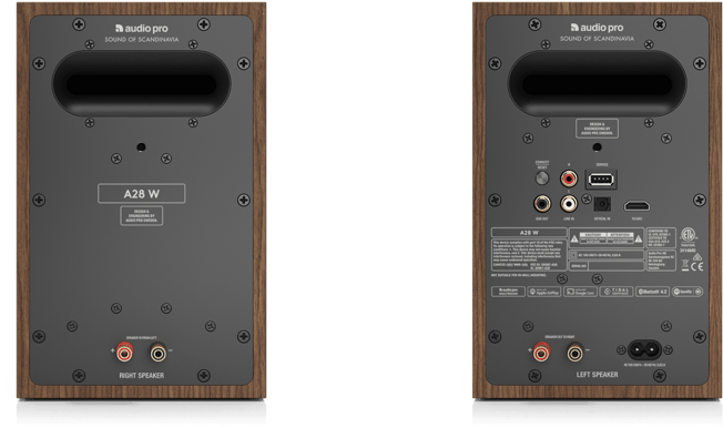Audio Pro A28 W Valnöt