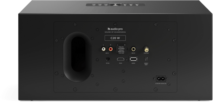Audio Pro C20 W Svart