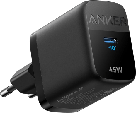 Anker 313 GaN-laddare 45W Svart