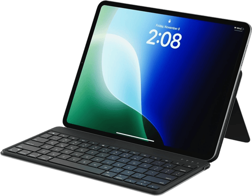 Satechi OntheGo Bluetooth Tangentbord med stativ Svart