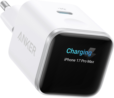 Anker Nano Charger Smart Display 45W Vit