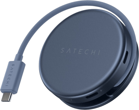 Satechi OntheGo 5-i-1-multiportadapter för MacBook Neo - Indigo