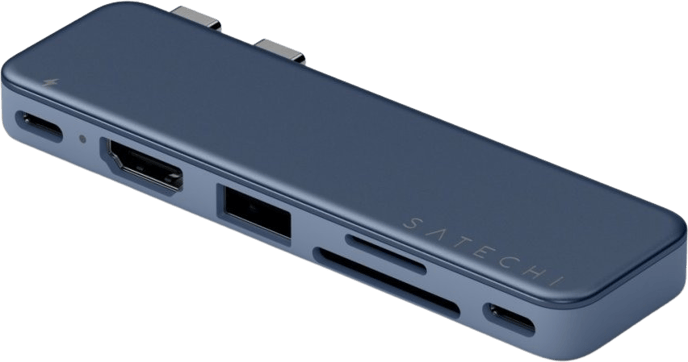 Satechi USB-C Snap Hub för MacBook Neo - Indigo