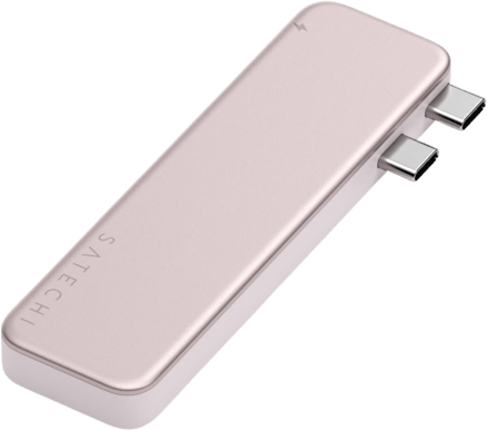 Satechi USB-C Snap Hub för MacBook Neo - Rouge