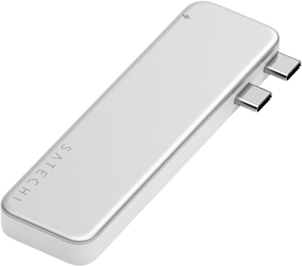 Satechi USB-C Snap Hub för MacBook Neo - Silver