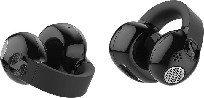Sennheiser Accentum Clip Svart