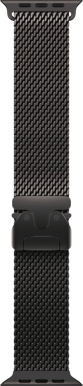 Apple Watch Ultra 4 (49mm) S Svart titan Milanesisk Loop