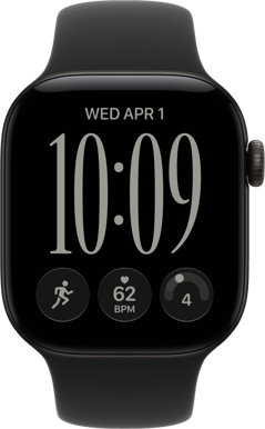 Apple Watch Series 12 (42mm) S Aluminium Sport Svart