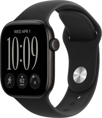Apple Watch Series 12 (42mm) S Aluminium Sport Svart