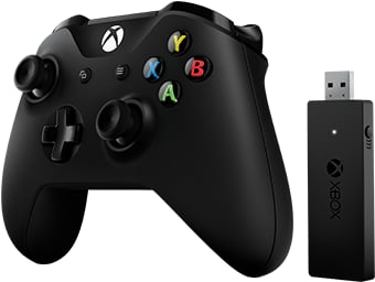 Microsoft Xbox One Wireless Controller Svart (Till PC)