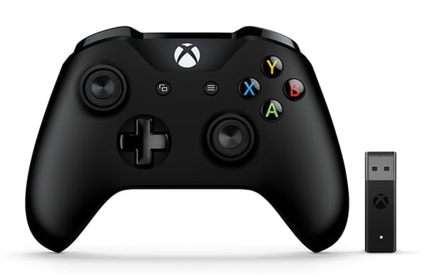 Microsoft Xbox One Wireless Controller Svart (Till PC)