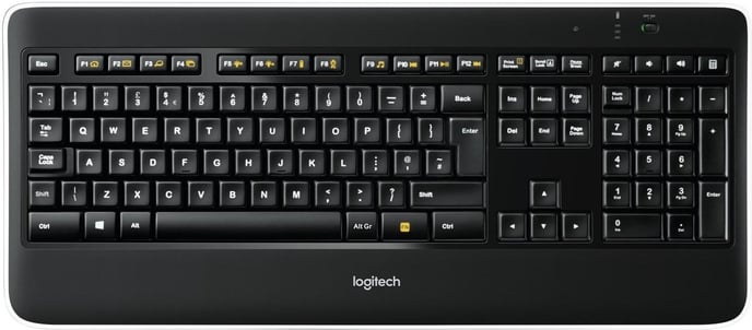 Logitech K800 Wireless illuminated