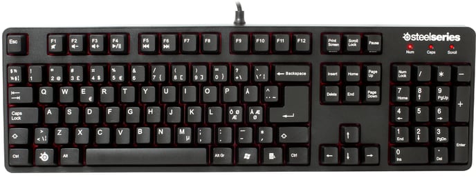 Hele tiden Auto Kronisk SteelSeries 6G v2 Red Mechanical Keyboard MX Red - Inet.se