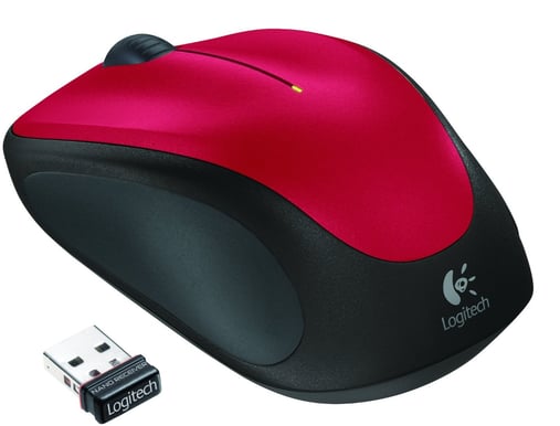 Logitech M235 Wireless Mouse Röd