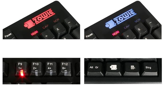 ZOWIE CELERITAS Black Cherry MX Brown