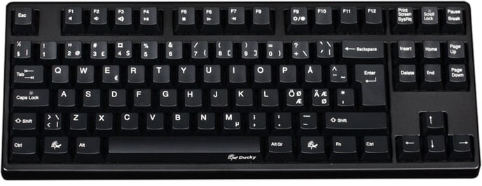 Ducky G2Pro Tenkeyless MX Red ABS Black