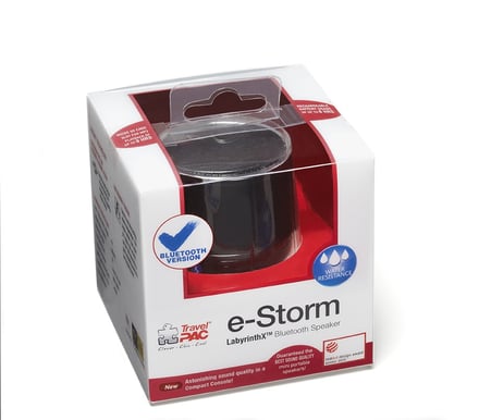 TravelPac E-Storm Speaker Bluetooth Black