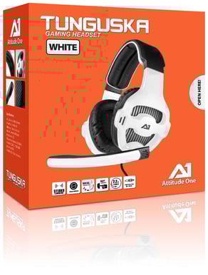 Attitude One Tunguska Headset White