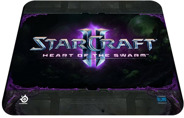 SteelSeries QcK StarCraft II Heart of the Swarm Logo ed
