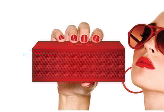 Jawbone Jambox Red Dot Bluetooth speaker