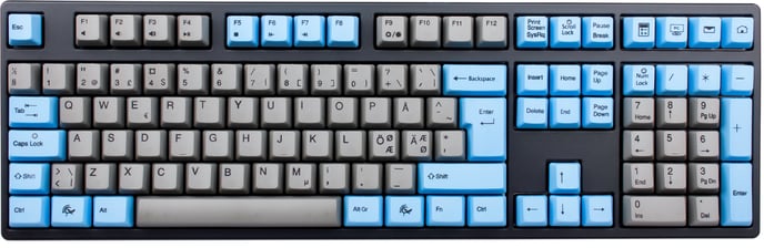Ducky G2Pro Dyesub Blue/Grey PBT MX Red