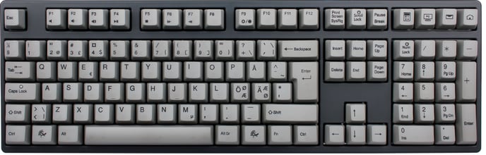 Ducky G2Pro Dyesub Dark Grey PBT MX White