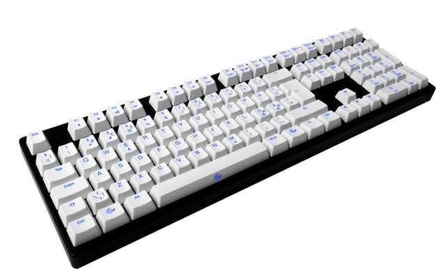 Ducky SHINE2 MX Blue Blue Led Whie Keycap