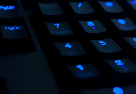 Ducky Zero S Blue Led MX Red