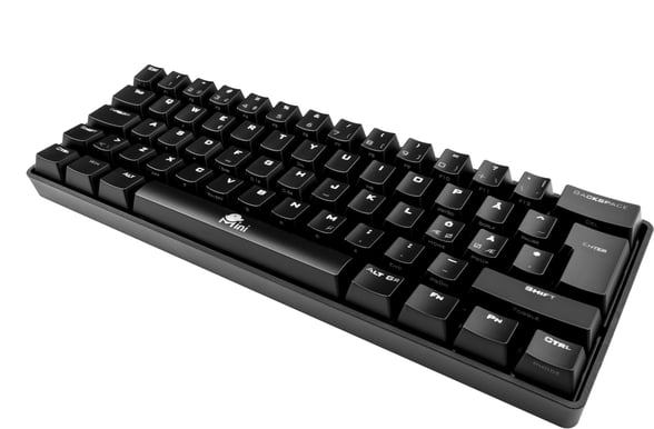 Ducky Mini White Led MX Black