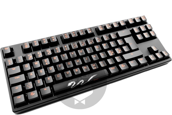 Ducky SHINE3 TKL Orange Led MX Brown