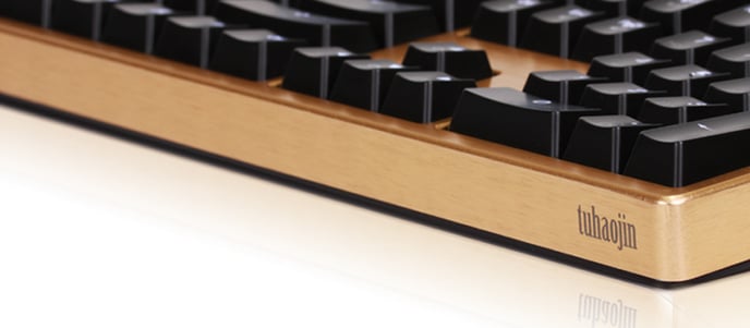 Ducky SHINE3 Gold Edition TUHAOJIN MX Brown White LED