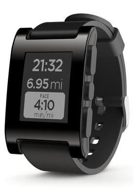 Pebble Smartwatch Jet Black