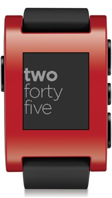 Pebble Smartwatch Röd