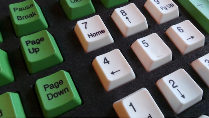 Ducky Thick PBT 109 Keycap Set Green & White Nordic Dyesub