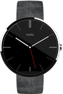 Motorola Moto 360 Light Metal/Grey Leather