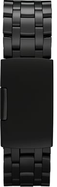Pebble Steel Black Matte Metal Watchband