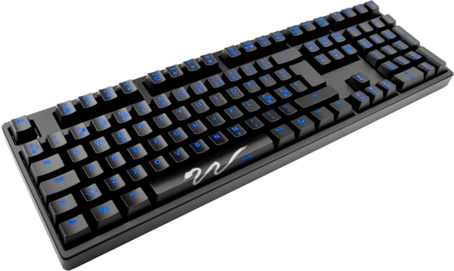 Ducky SHINE3 Blue Led MX Black