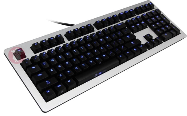 Ducky Legend Blue LED Silver Case MX Blue