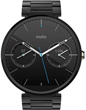 Motorola Moto 360 Dark Metal/Dark Stainless Steel