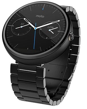 Motorola Moto 360 Dark Metal/Dark Stainless Steel