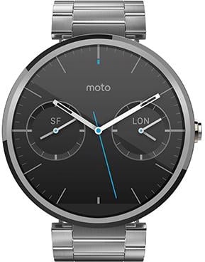 Motorola Moto 360 Light Metal/Light Stainless Steel