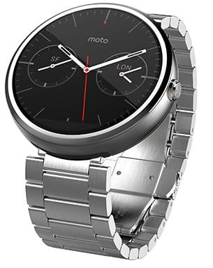 Motorola Moto 360 Light Metal/Light Stainless Steel