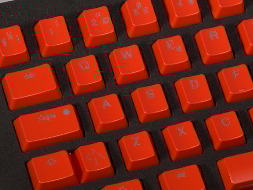Ducky Shine4 Key Cap 109 ABS Set Red