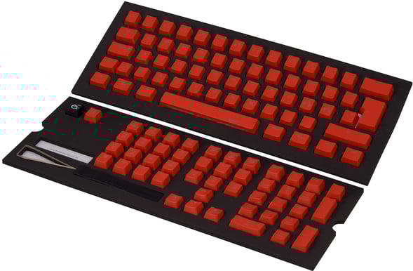 Ducky Shine4 Key Cap 109 ABS Set Red