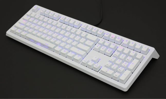 Ducky Shine4 White Multi LED MX Red