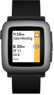 Pebble Time Svart