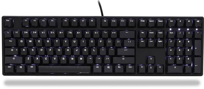 Ducky One MX Brown Vit Led Svart chassi