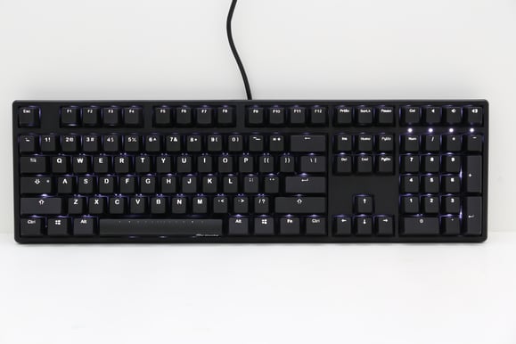 Ducky One MX Red Vit Led Svart chassi