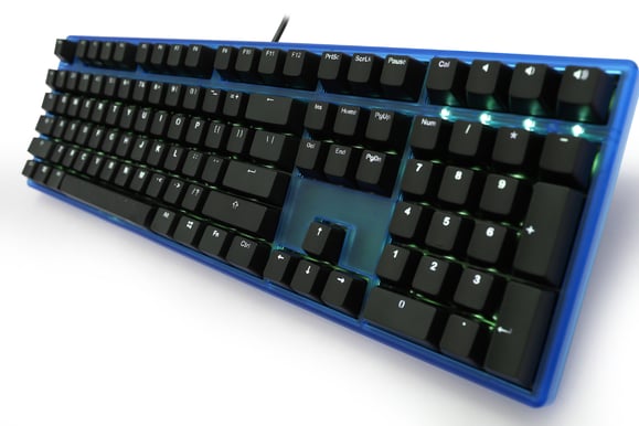 Ducky One MX Blue Vit Led Blått chassi