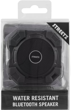 Streetz Bluetoothhögtalare Vattentålig Svart